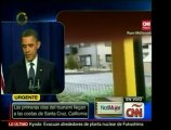 Pdte. de Estados Unidos Barack Obama se solidariza con Japón