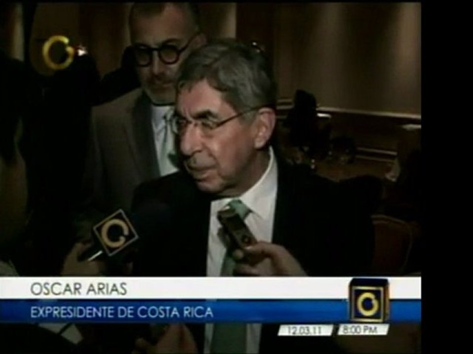 Oscar Arias, desde Costa Rica, se niega a aliarse con el dic