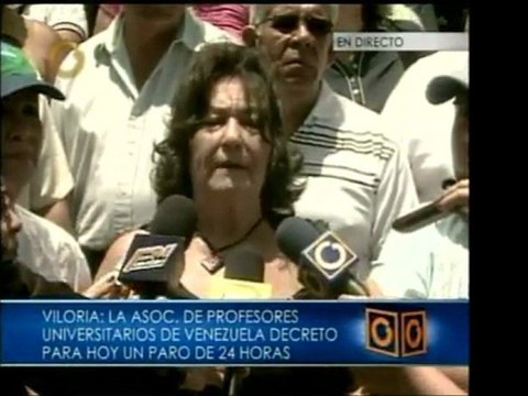 Presidenta de la Federación de Profesores Universitarios anu