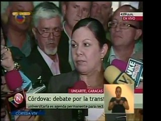 Ministra para la Educación Superior Yadira Córdoba desconoce