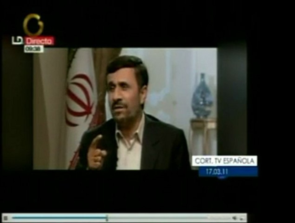 El mandatario de Irán, Mahmud Ahmadineyad, niega que en su p