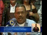 Trabajadores bolivarianos llaman a un Congreso por la Unidad