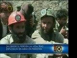 Una explosión en una mina de carbón en Afganistán mató a 24