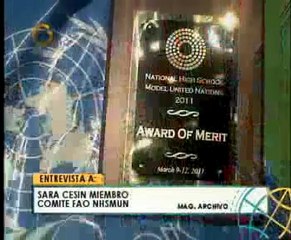 Embajador Julio César Pineda entrevista a estudiantes que as