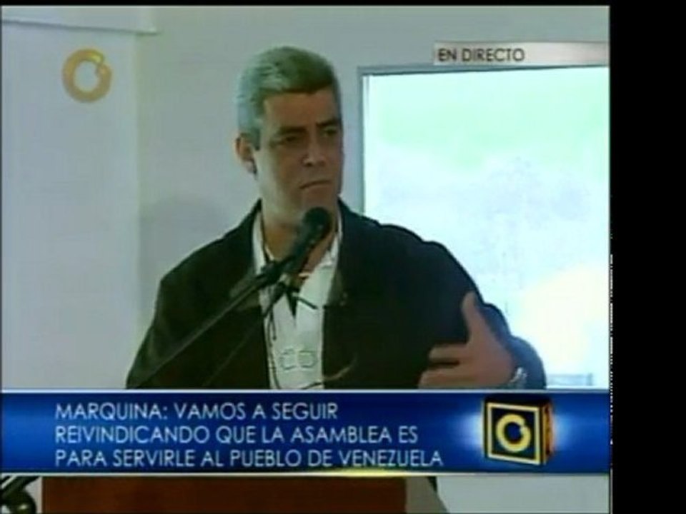 Intervención del dip. Alfonso Marquina ante parlamentarios d