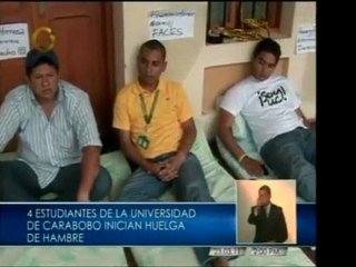 Cuatro personas entraron en huelga de hambre en Carabobo por