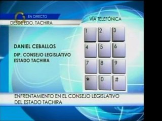 En el Consejo Legislativo del Táchira estudiantes bolivarian