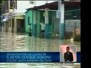En Santa Bárbara del Zulia varios sectores se encuentran inu
