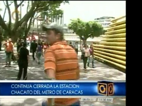 El Metro de Chacaito cuenta con algunas unidades de Metrobús