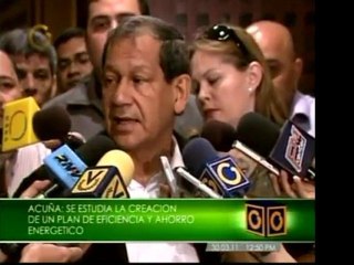Pdte. de la Com. de Energía de la AN, Luis Acuña, informó qu
