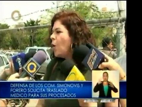 Defensa de los comisarios Forero y Simonovis solicita transl