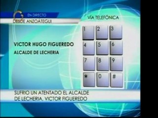 El alcalde de Lecherías, Víctor Figueredo, declara sobre el