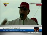 Ministro de Energía Eléctrica, Alí Rodríguez Araque, afirma
