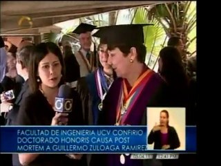 La Fac. de Ingeniería de la UCV otorga un doctorado Honoris