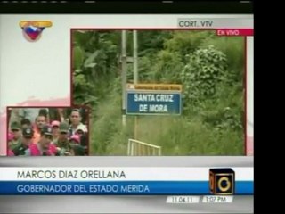 Gobernador de Mérida ofrece un balance de la afectación por