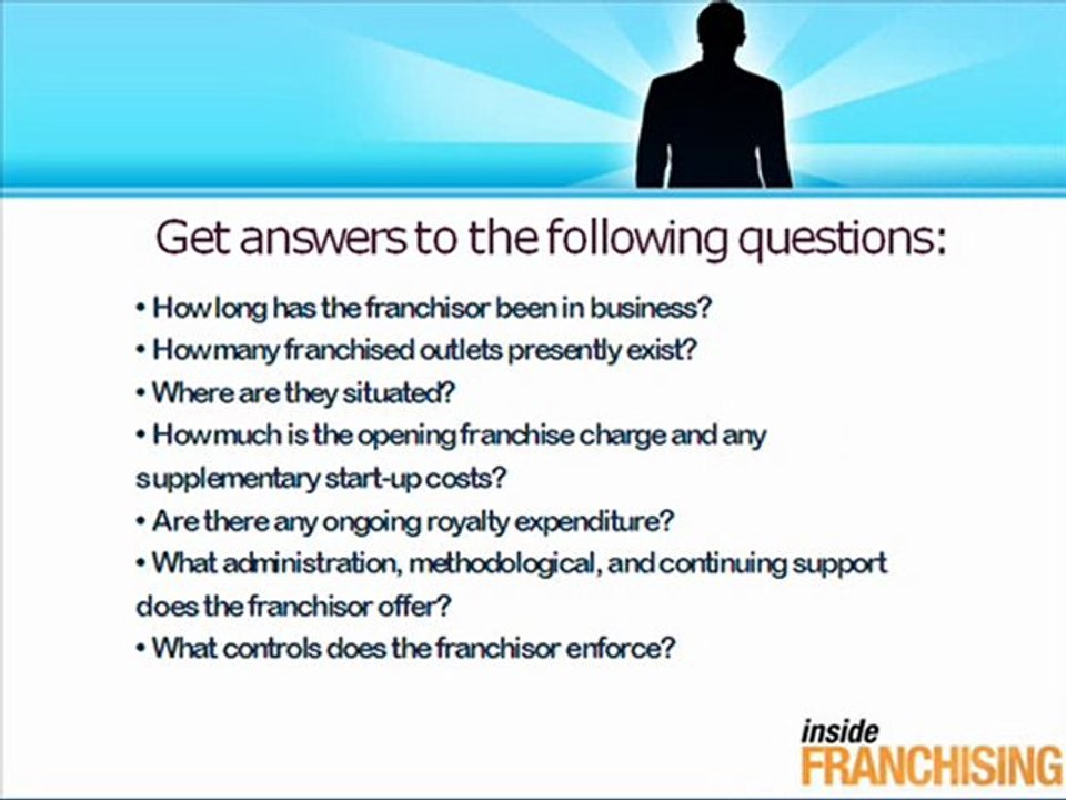 Franchise Business - Top 5 Tips to Buying a Franchise