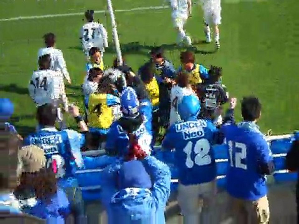 JFL2011　松本山雅vsブラウブリッツ秋田　松田の逆転ゴール！
