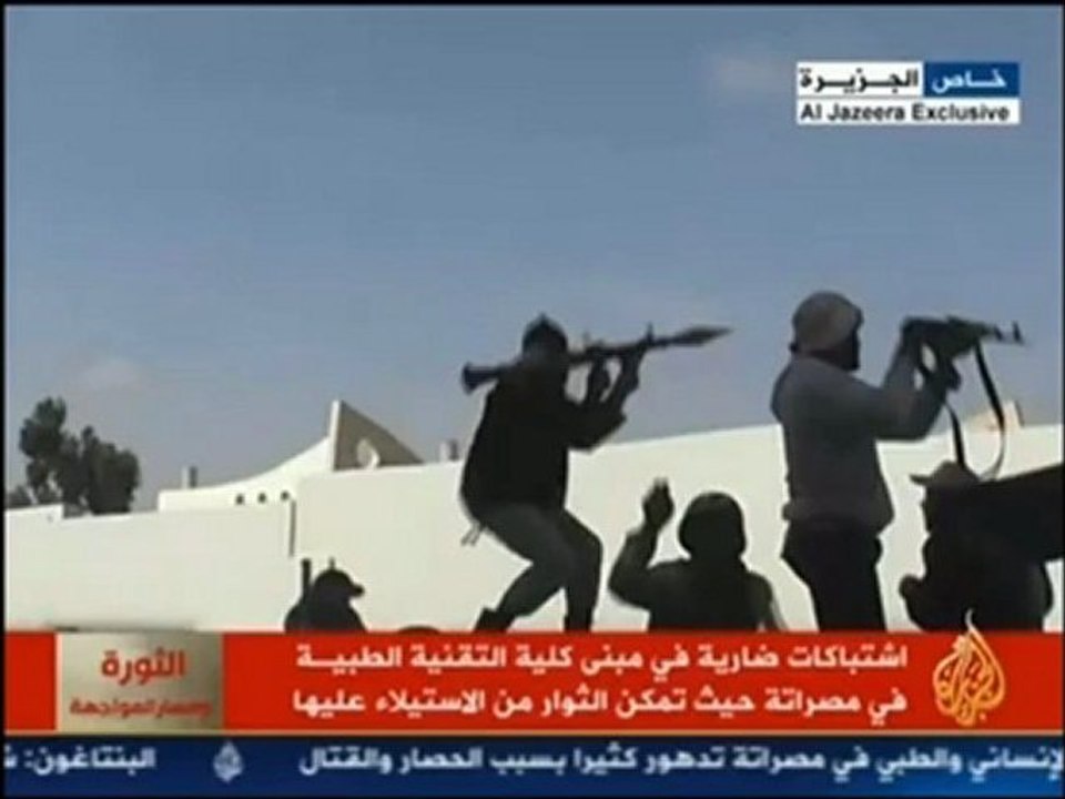 Assaut contre les Kadhafistes- Misrata