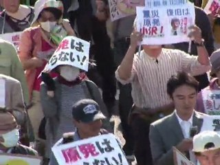"Adieu le nucléaire": manifestation à Tokyo