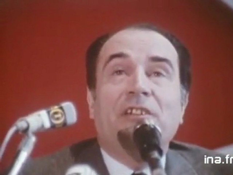 Message de François Mitterrand aux Socialistes