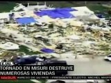 Tornado provoca daños en Misuri, Estados Unidos