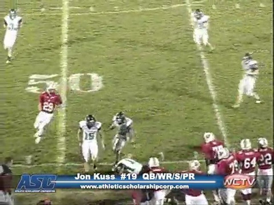 Jonathan Kuss #19 QB/WR/S WADSWORTH HIGH SCHOOL