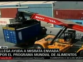Llega ayuda humanitaria a Misrata