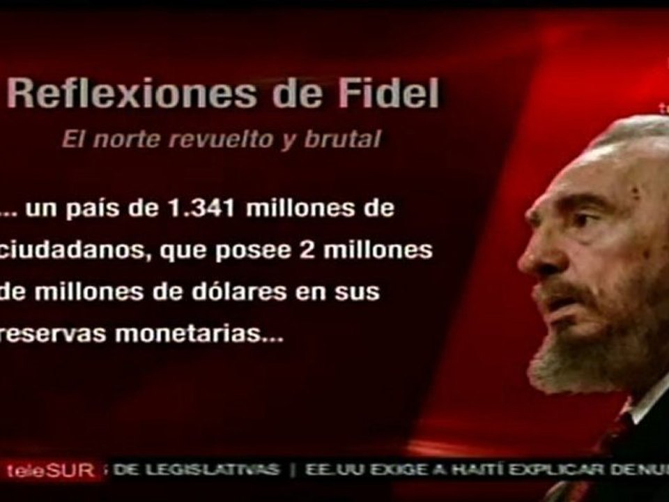 Castro celebra divulgación de datos sobre EE.UU.