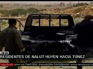 Siguen enfrentamientos en Nalut, la población huye