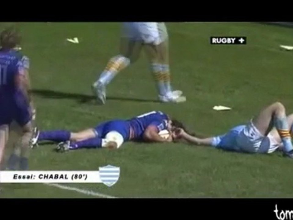 Essai de Sébastien Chabal contre l'USAP