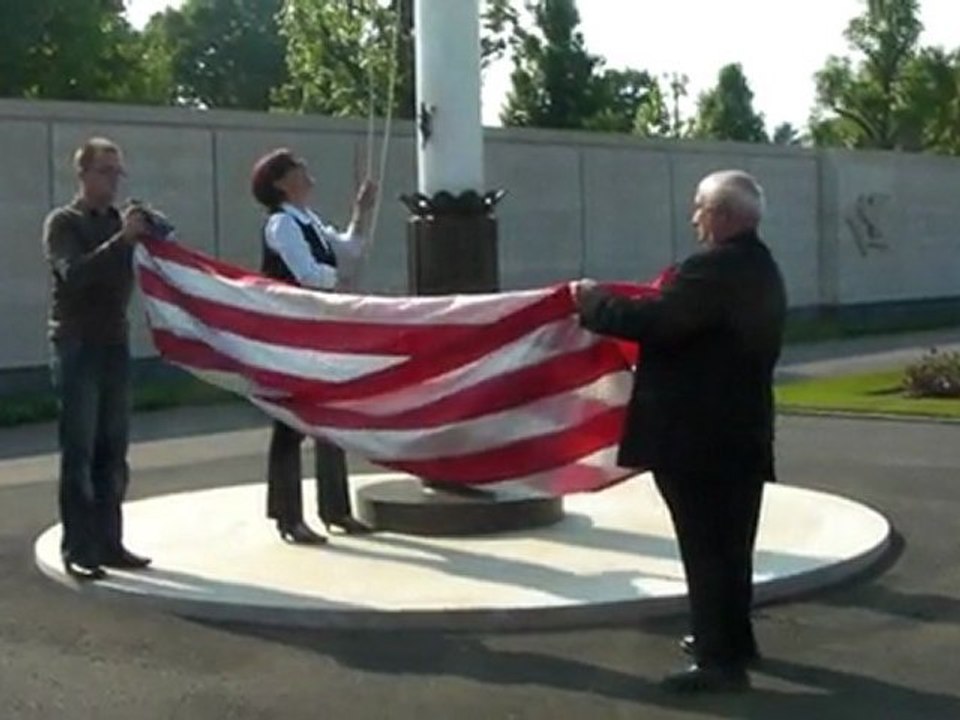 Visite du Cimetiére Américain de St Avold le 24 Avril 2011.