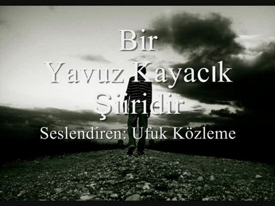 Gidiyorum--Şiir