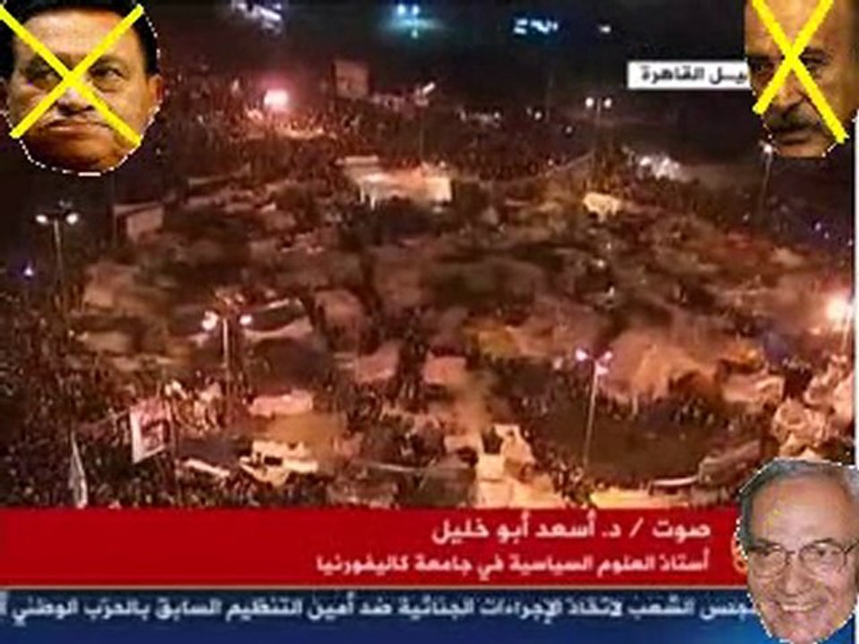 [2011.02.10]- As'ad Abukhalil@ AlJazeera Arabic News Hour (by phone)