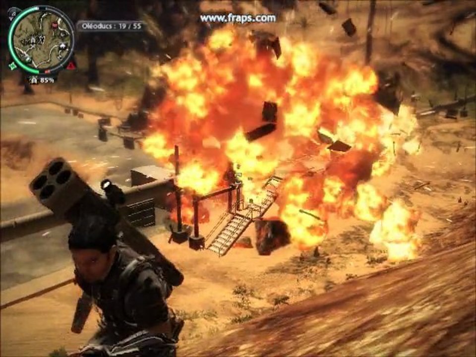 Truc que je fait sur Just Cause 2 quand je me fait chier