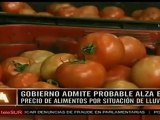 Gobierno colombiano admite posible alza en alimentos