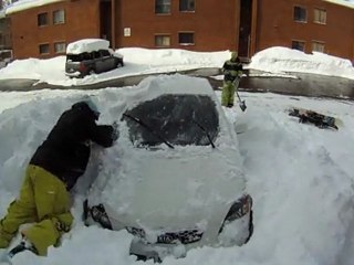 Epic snowfall in Mammoth Mountain (March 2011) [ HD ] Podcast N°3