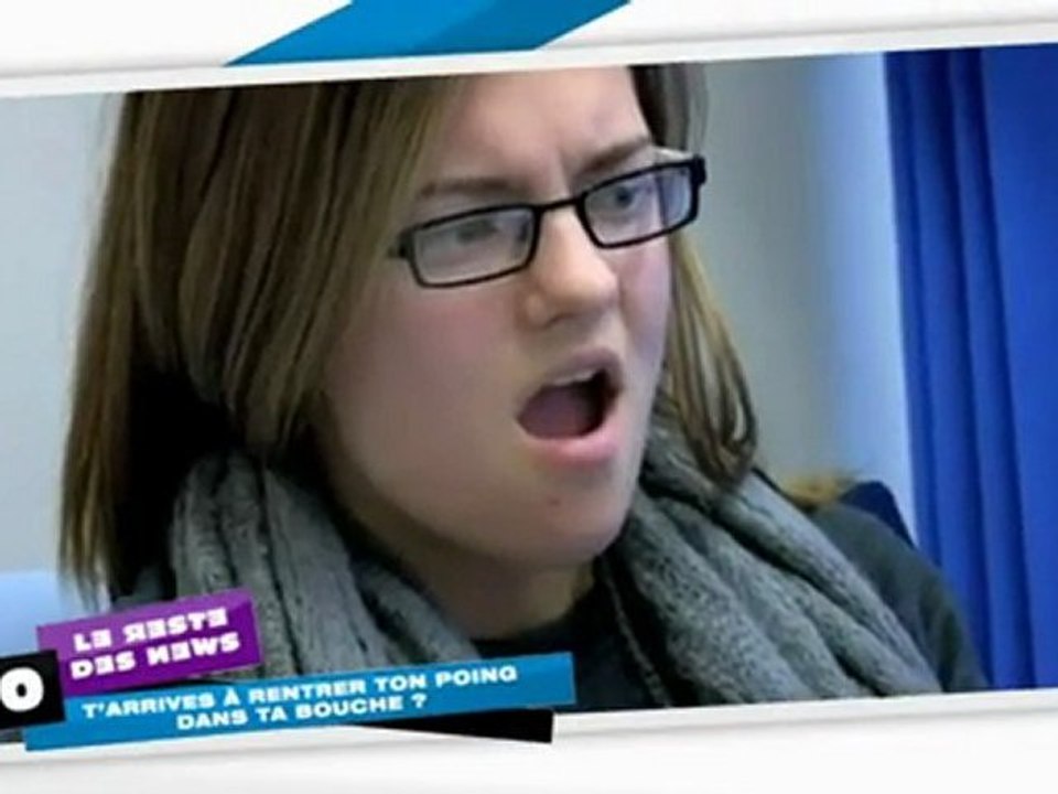 Mercredi 6 avril 2011 : Elle ne peut plus fermer la bouche après avoir baillé ! - 12 Infos de Cyprien