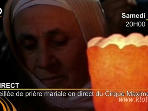 Veillée de prière pour la béatification de Jean-Paul II