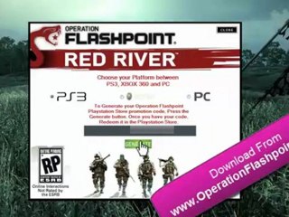 Operation Flashpoint Red River Promotional Codes for Xbox 360, PS3 and PC for Free