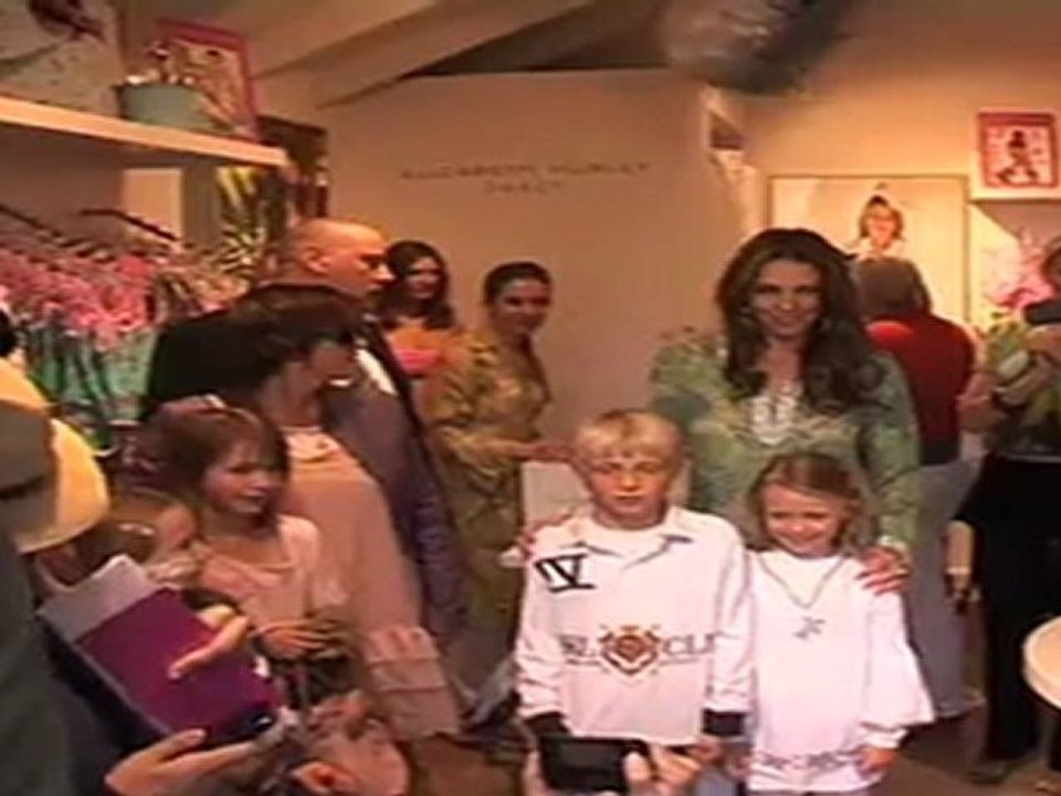 Liz Hurley Pop Up store Maasmechelen Village 2011