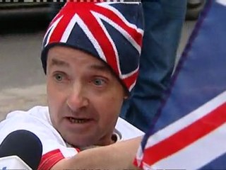 Royal wedding superfan camps out