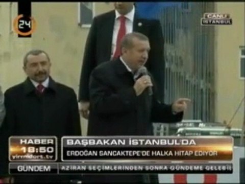 Başbakan Recep Tayyip ERDOĞAN Sancaktepe'de-Kanal 24