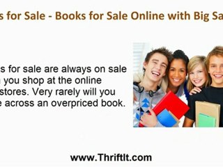 Books for Sale – Books for Sale Online Equals Big Savings