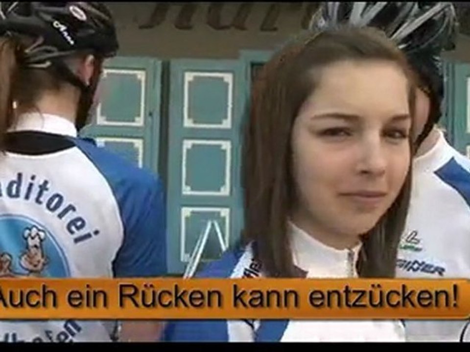 Die blau-weißen Radrennfahrerinnen von Waidhofen / Ybbs