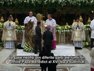Benedict al XVI-lea: Raţiunea creatoare este originea lumii