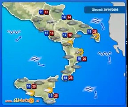 Meteo e previsioni Italia,meteo - ilmeteo.it 30/10/2008