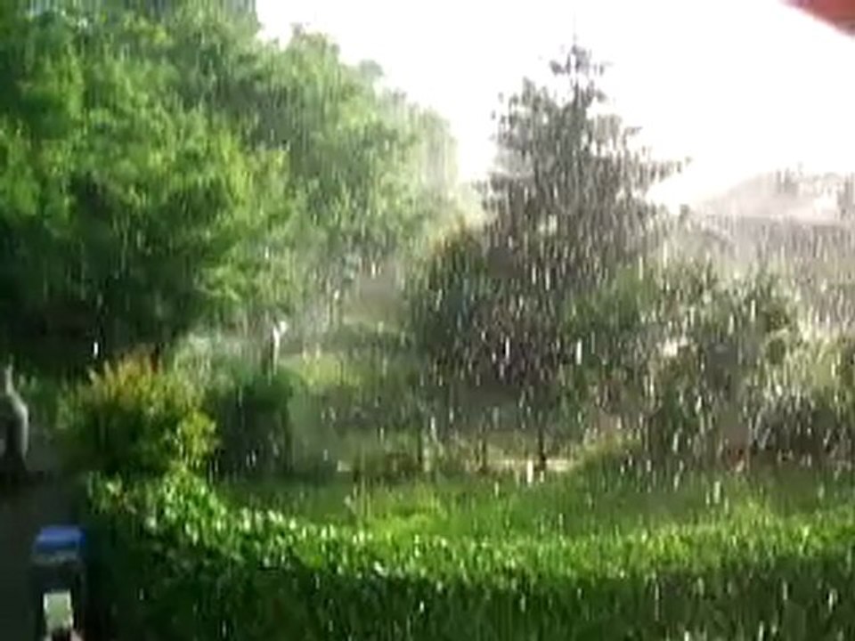 Temporale con il sole