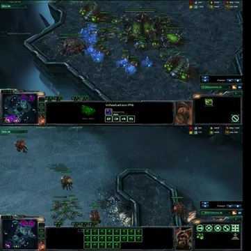 [SC2] ROOTDestiny VS vileSpanshwa : View of 2 players Starcraft II