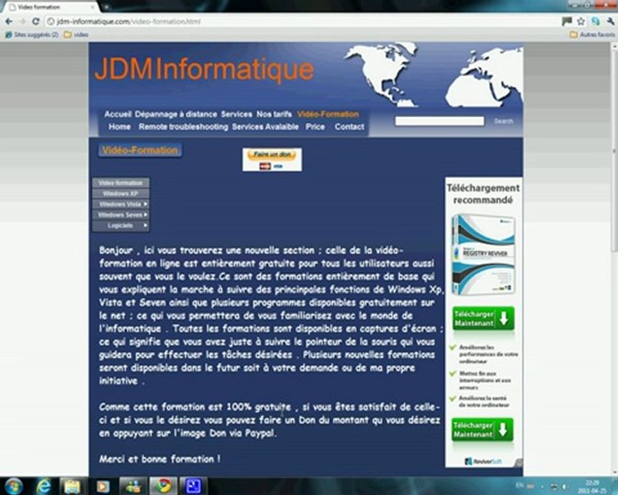 Formation informatique en video 100% gratuit