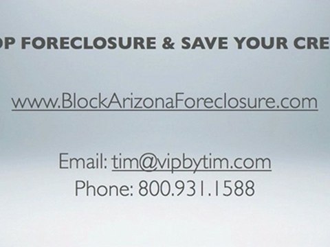 Stop Foreclosure in Fountain Hills Arizona